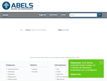 Tablet Screenshot of abels-online.de